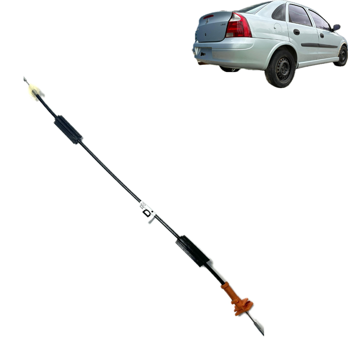 Cabo da Maçaneta Porta Dianteira Esquerda Corsa Sedan - Imagem 1