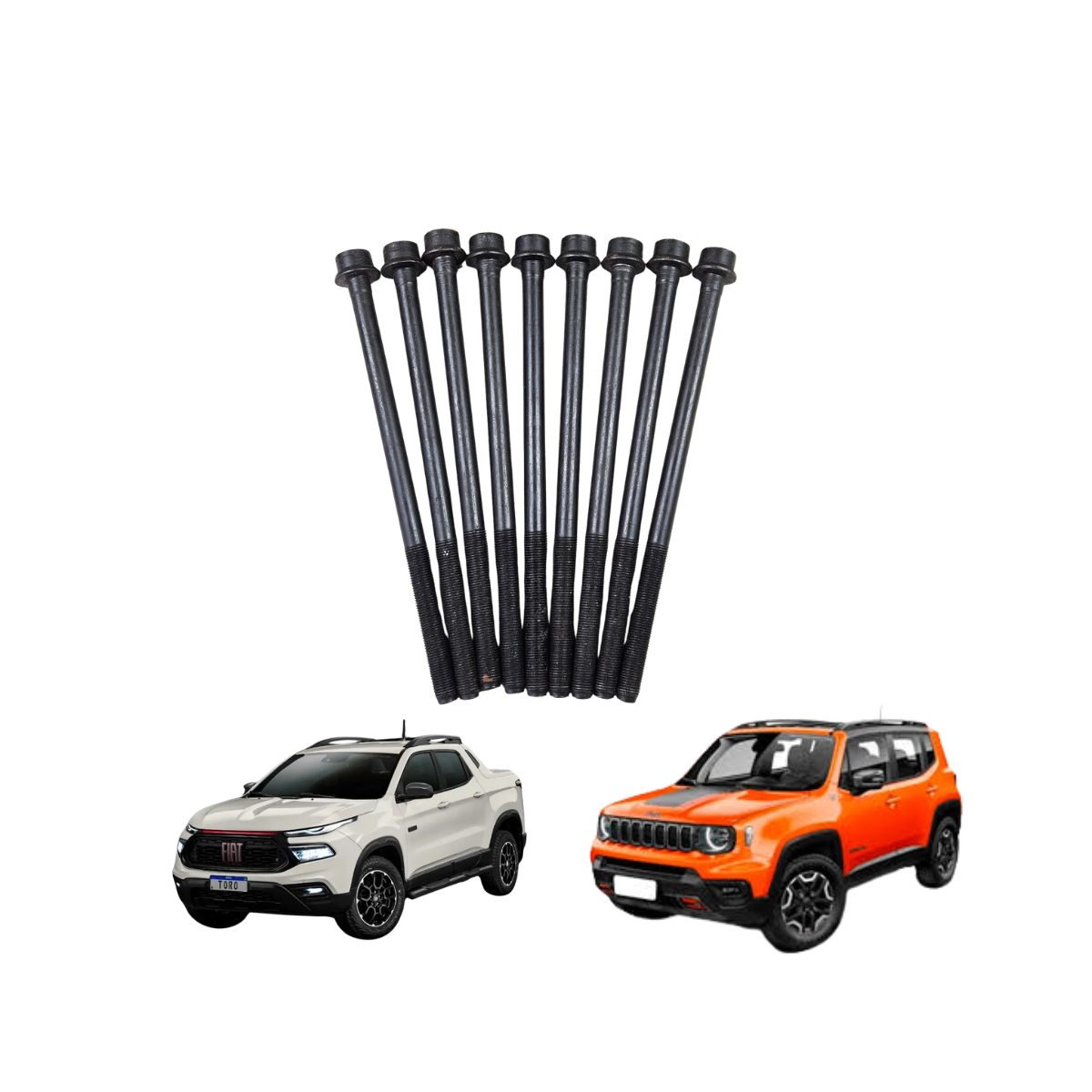 PARAFUSO CABEÇOTE TORO/RENEGADE/COMPASS DIESEL 2016/2021 IN.