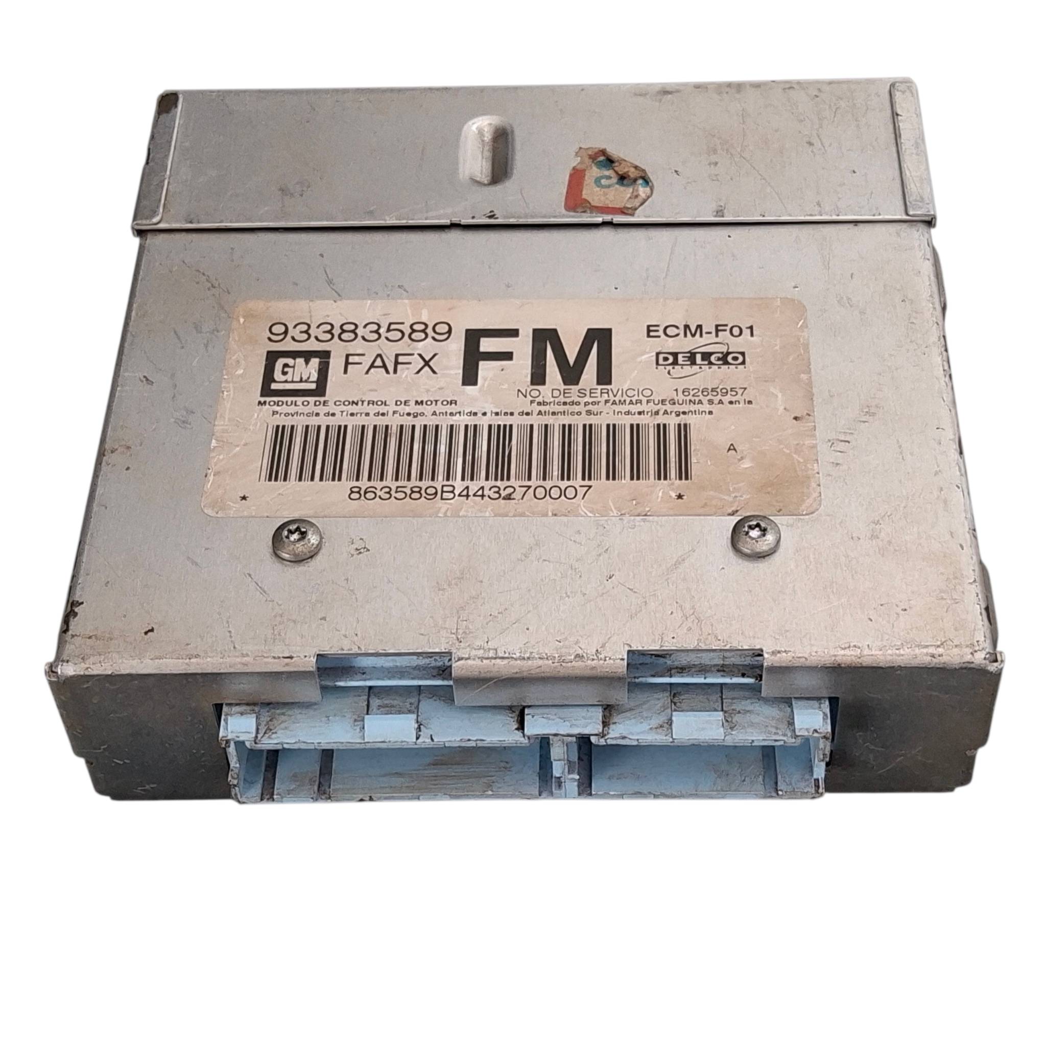 MODULO INJEÇÃO GM CORSA 1.6 GASOLINA 93383589 FAFX FM - Imagem 2