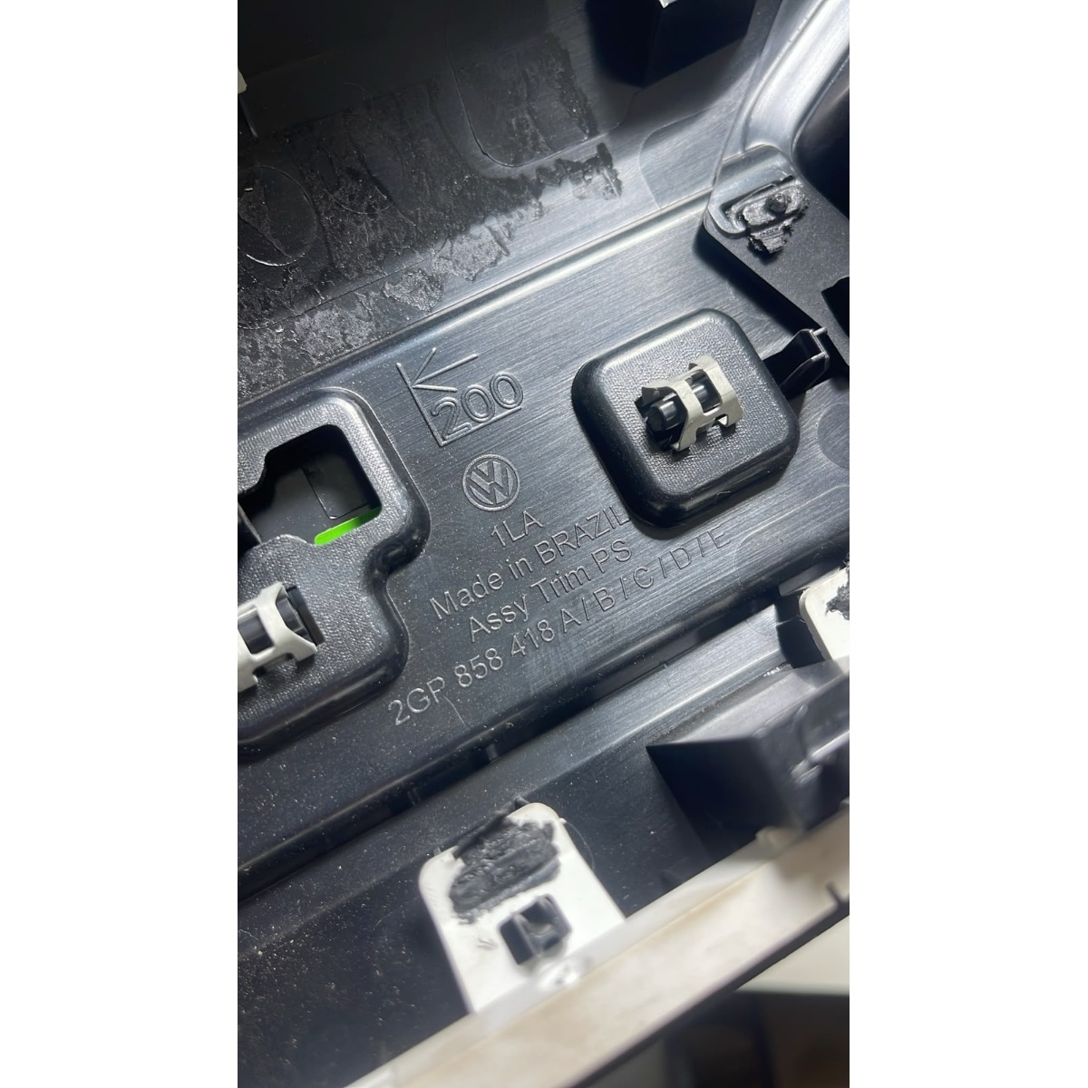Acabamento Painel Vw Tcross Tsi 1.4 2020/2025 2gp858418a - Imagem 7