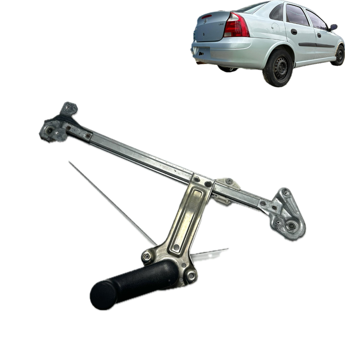 Máquina Vidro Manual Traseiro Direito Corsa Sedan 09114706 - Imagem 1