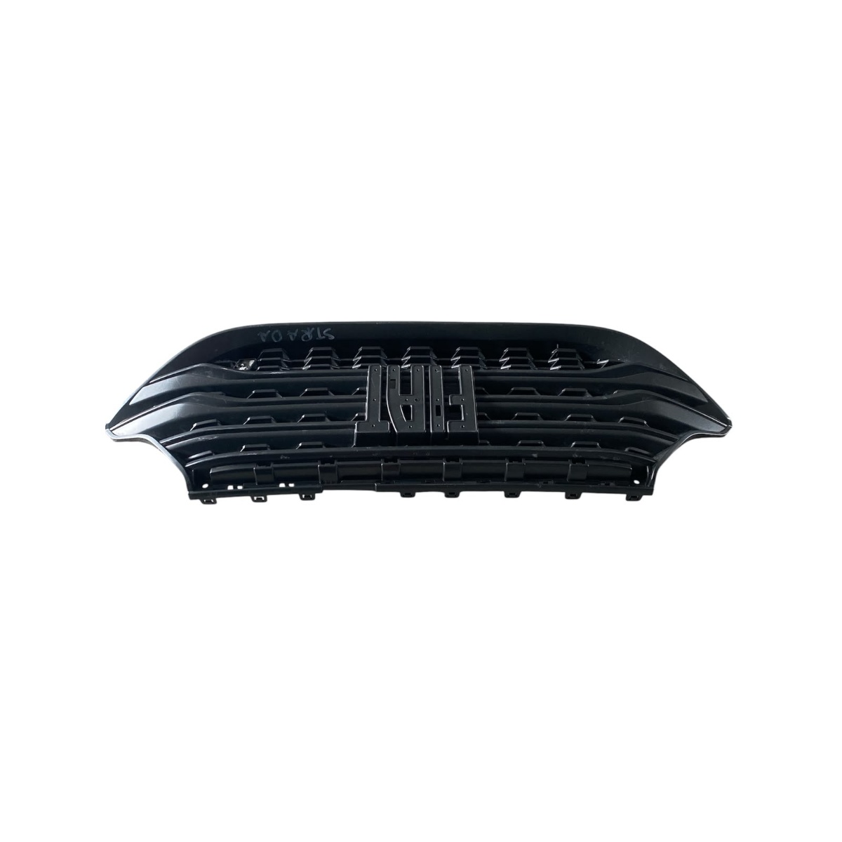 Grade Fiat Strada 20/26 Original Preto Plástico Fosco / Pintado - Imagem 2
