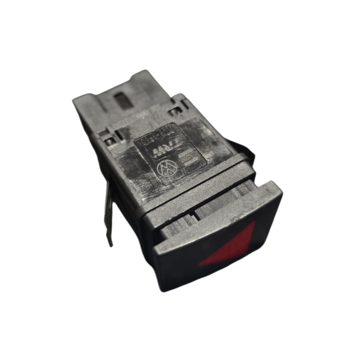 Botão Interruptor Pisca Alerta Polo Original Vw 2003/2014 Preto Com Sã­mbolo Vermelho - Imagem 3