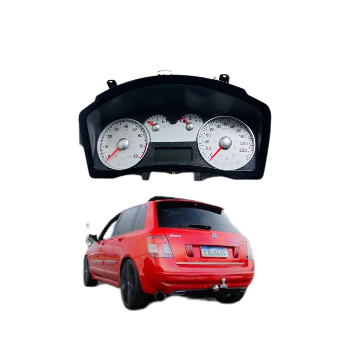 Painel Instrumental Fiat Stilo Original 2 Plug