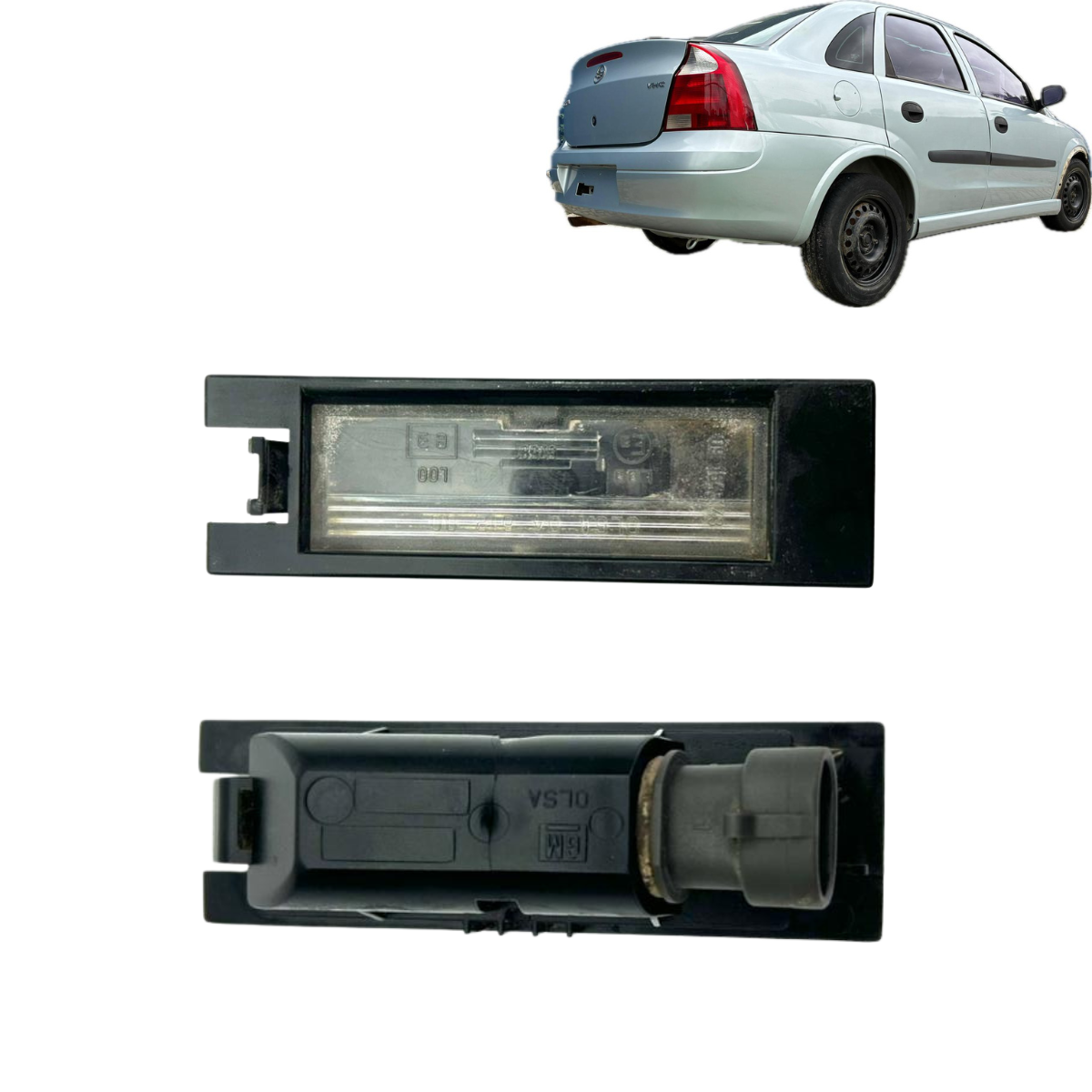 Lanterna Placa Traseira Corsa Sedan Premium GM 2004