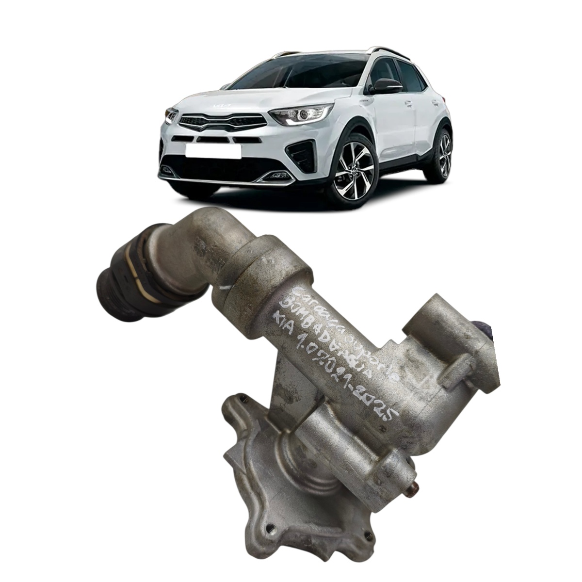 Carcaça Bomba Agua Kia Stonic Rio 1.0 2021 A 2025 2663107600