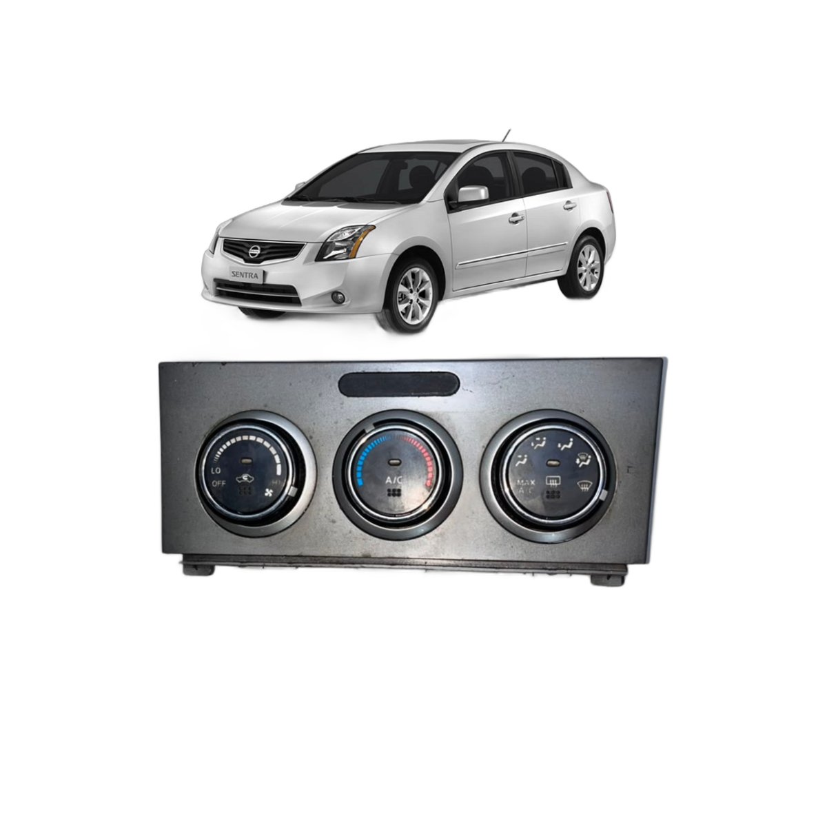 Comando Ar Condicionado Sentra Nissan 2007 a 2012 Original - Imagem 1