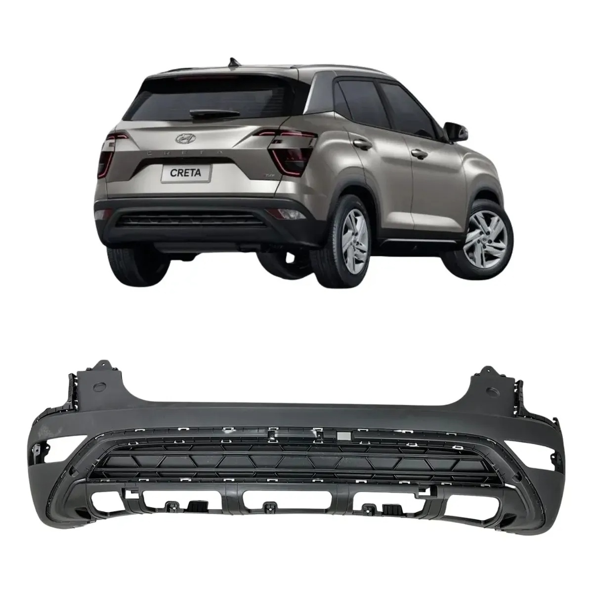 Parachoque Traseiro Hyundai Creta 2022