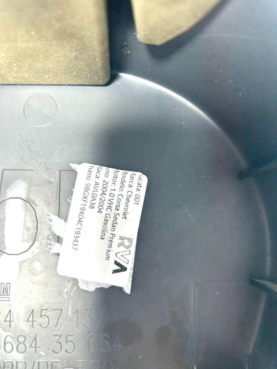 Acabamento Interno Retrovisor L.E Corsa Sedan - Imagem 2