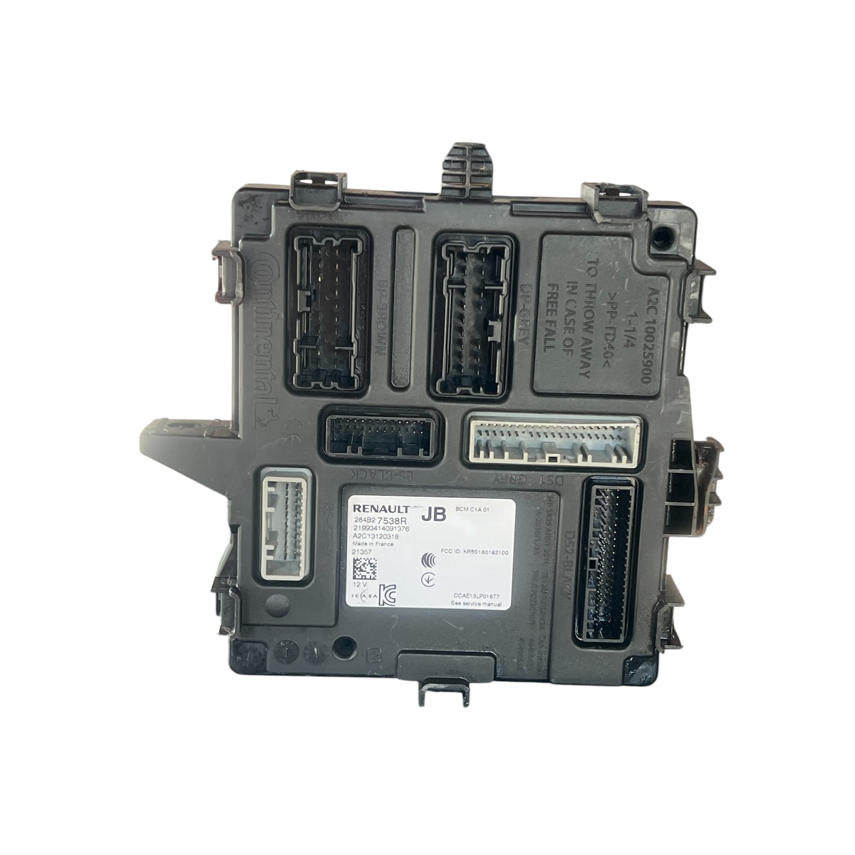 Módulo Bcm Renault Zoe 2020/2022 Original - 284b27538r - Imagem 3