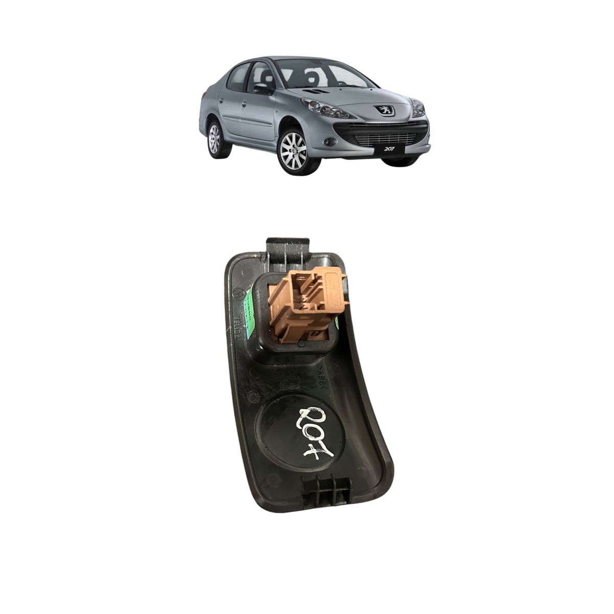 Botão Trava Destrava Peugeot 207 206 2005 A 2013 - Imagem 4