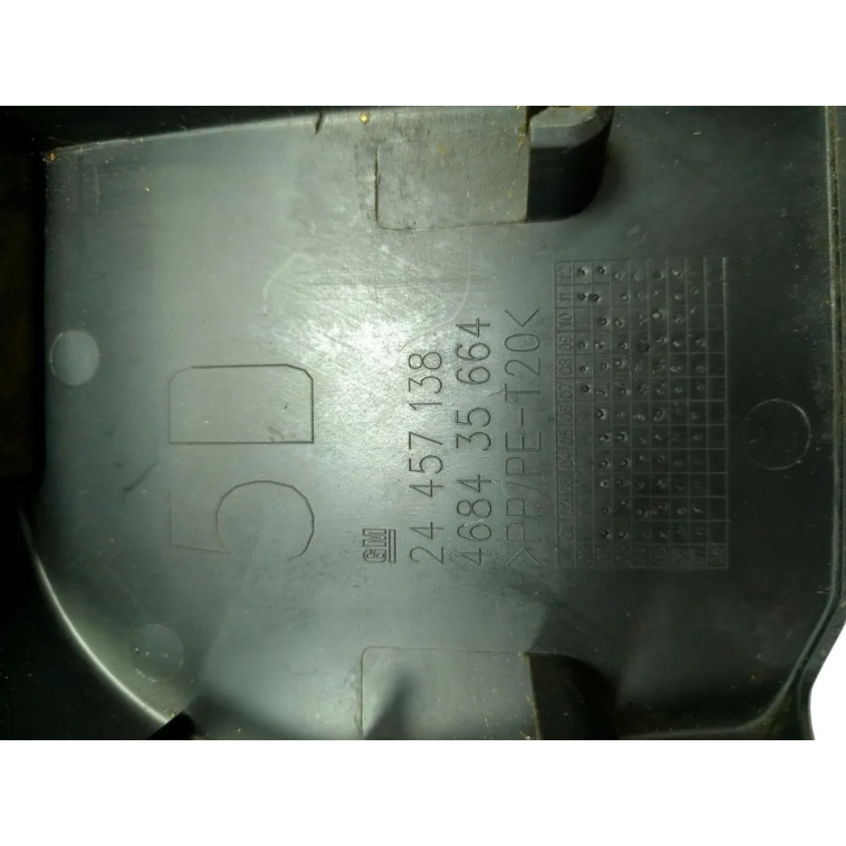 Moldura Interna Retrovisor Direito Chevrolet Corsa 2003 a 08 - Imagem 2