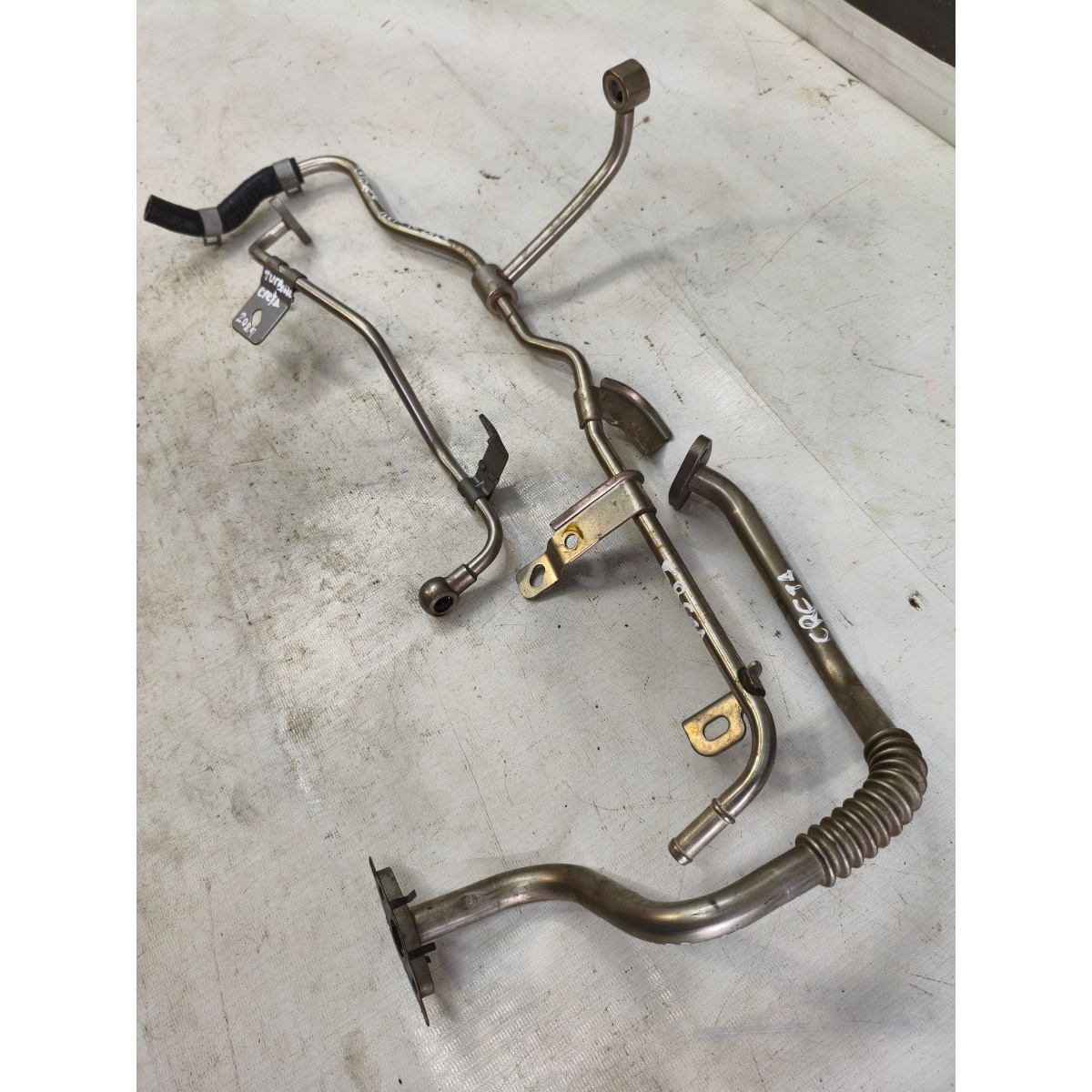 Kit Tubos Turbina Hyundai Hb20 Creta 1.0 T-Gdi 2020 A 2025 - Imagem 4
