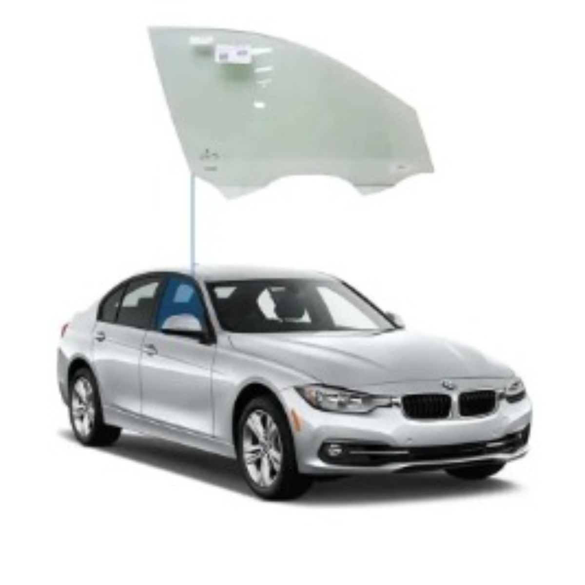 Vidro Porta Diant Direito Bmw 320I 2013/18