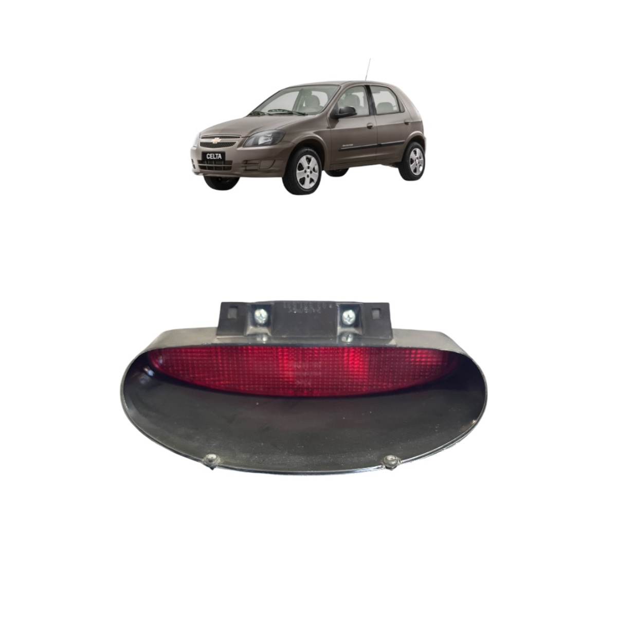 Brake Light Lanterna Luz Freio Chevrolet Celta 2001 A 2016 - Imagem 1