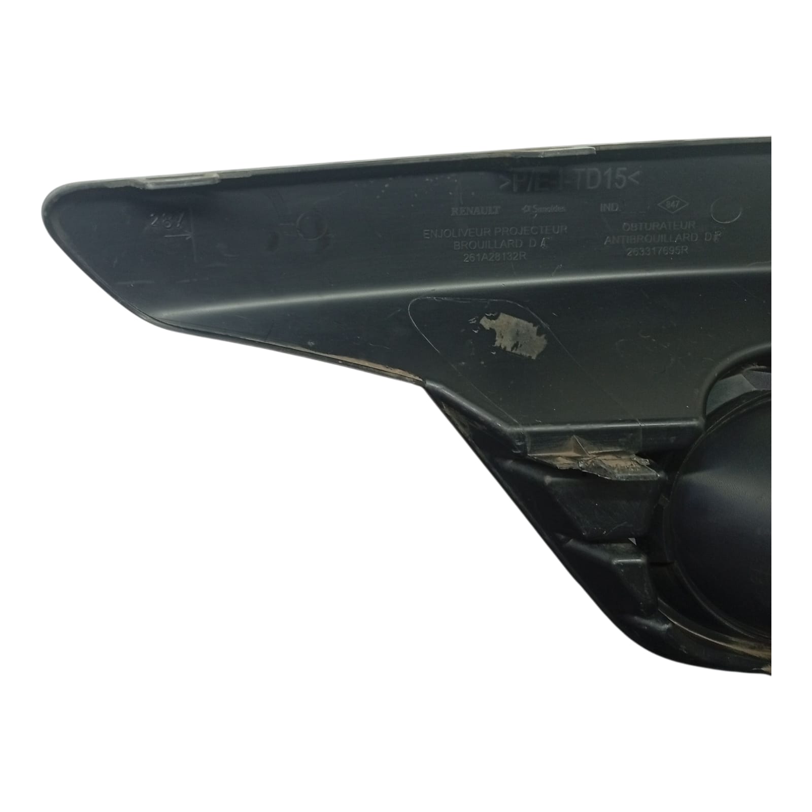 Moldura Farol Milha direito Renault Logan 2020 2023 - Imagem 5