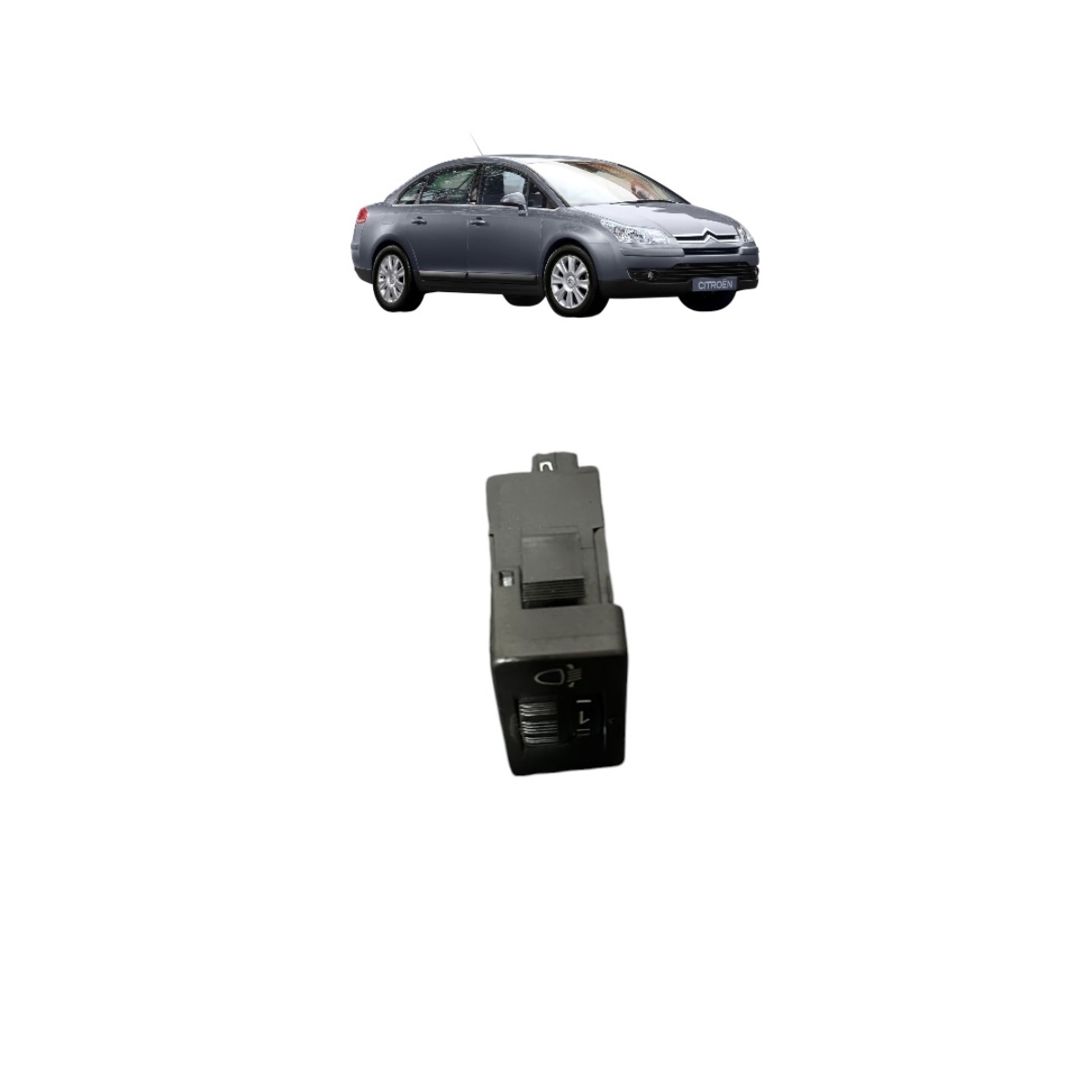 Botão Regulagem Farol Citroën C4 Painel Citroen C4 2003/2013 - Imagem 4