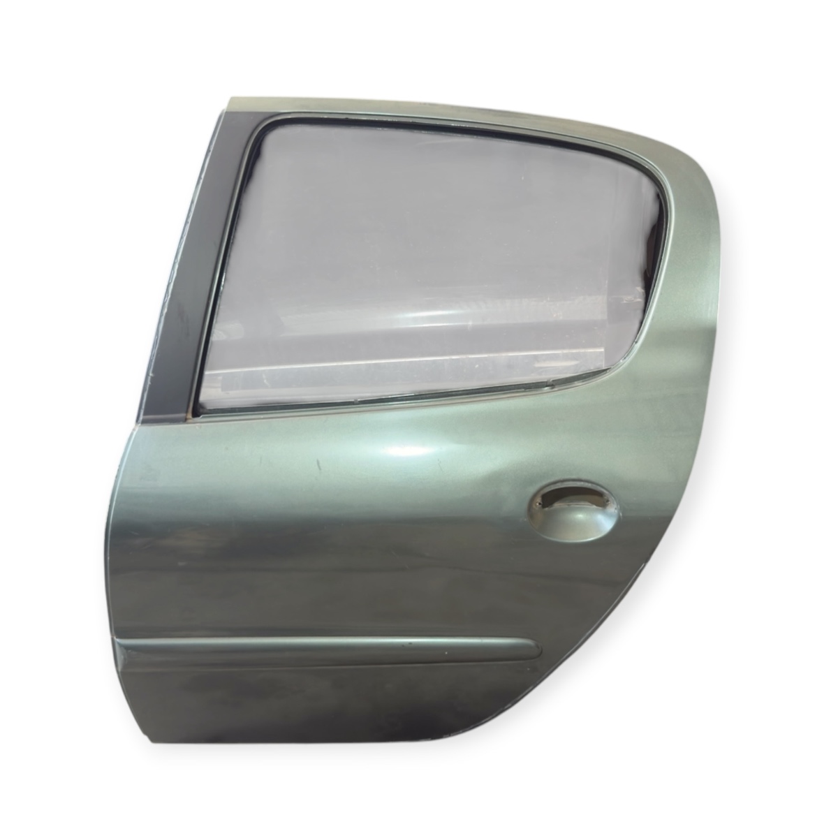 Porta Traseira Esquerda Peugeot 207 Sedan 2008/2014 Dianteira Esquerda Verde