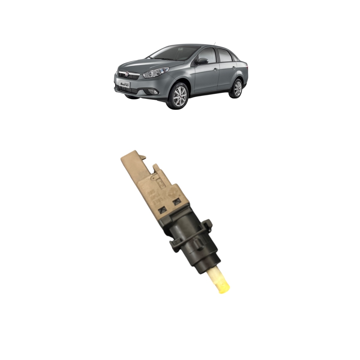 Botão Interruptor Luz Freio Fiat Gran Siena/Palio 2017 - Imagem 2