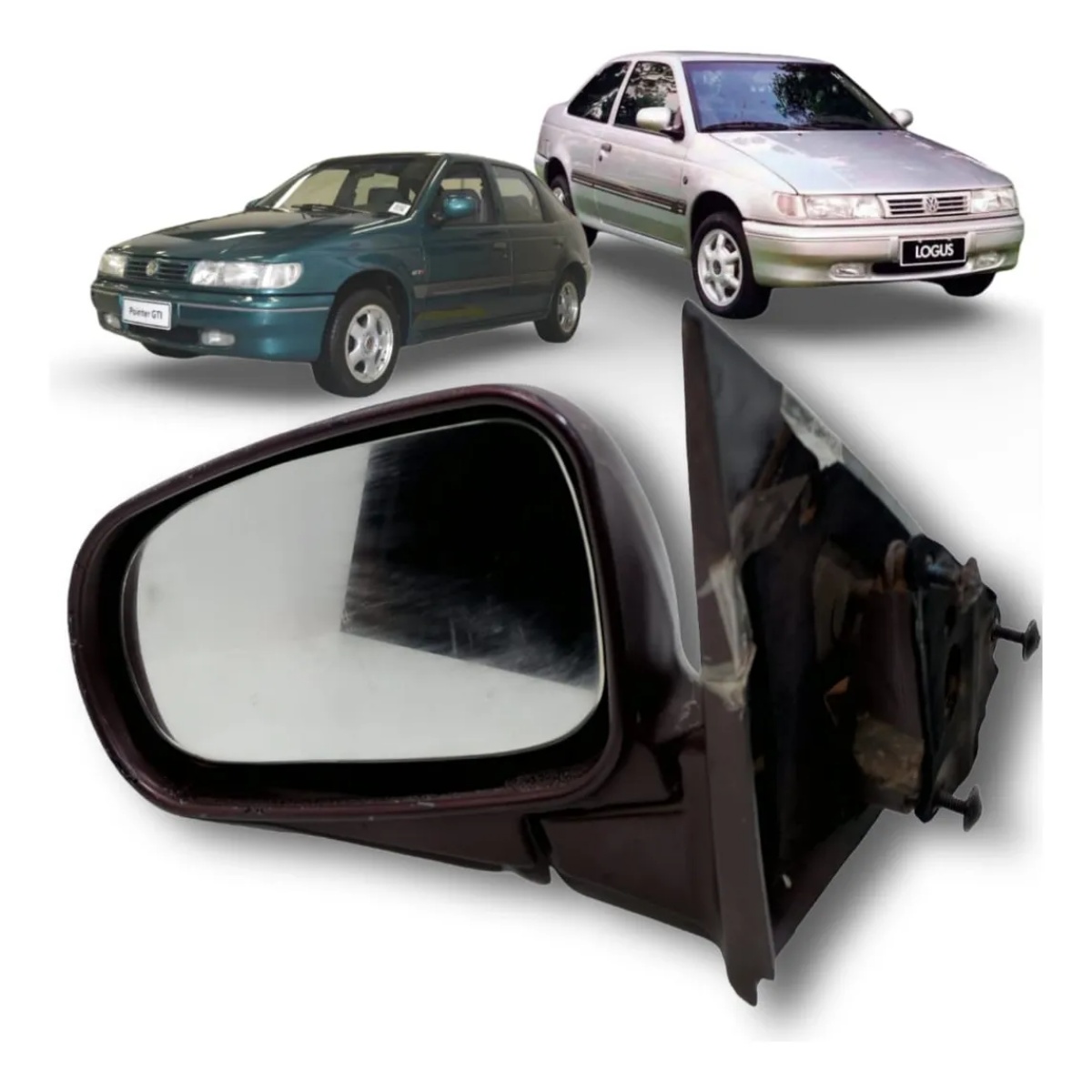 Retrovisor Externo Metagal L/Esq. Vw Logus Pointer 1993/1997