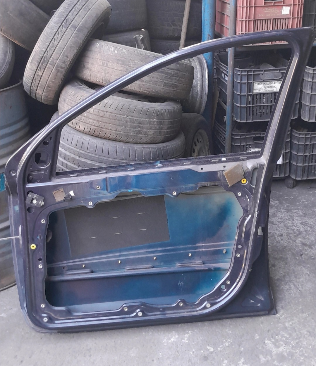 PORTA DIANTEIRA STILO 2004/2014 LADO DIREITO (AZUL) - Imagem 5
