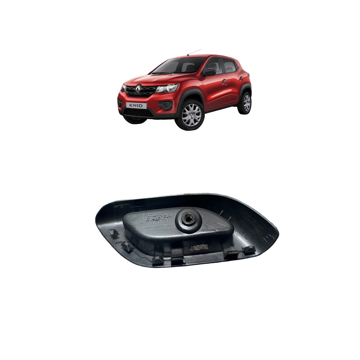 Puxador Interno Porta Esquerda Kwid 2019 2020 829518467r - Imagem 3