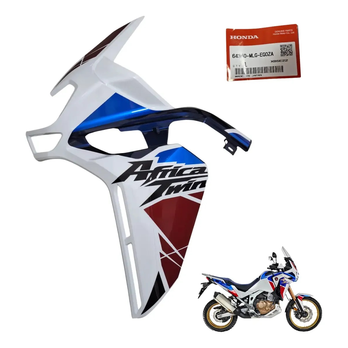 Carenagem Original Honda Africa Twin 2024 Branca Esquerda