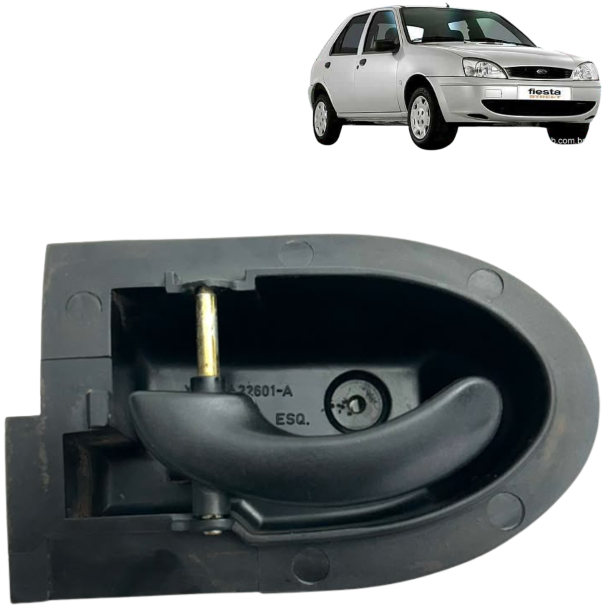 Maçaneta Interna Traseiro Esquerd Ford Fiesta / Courier 2003