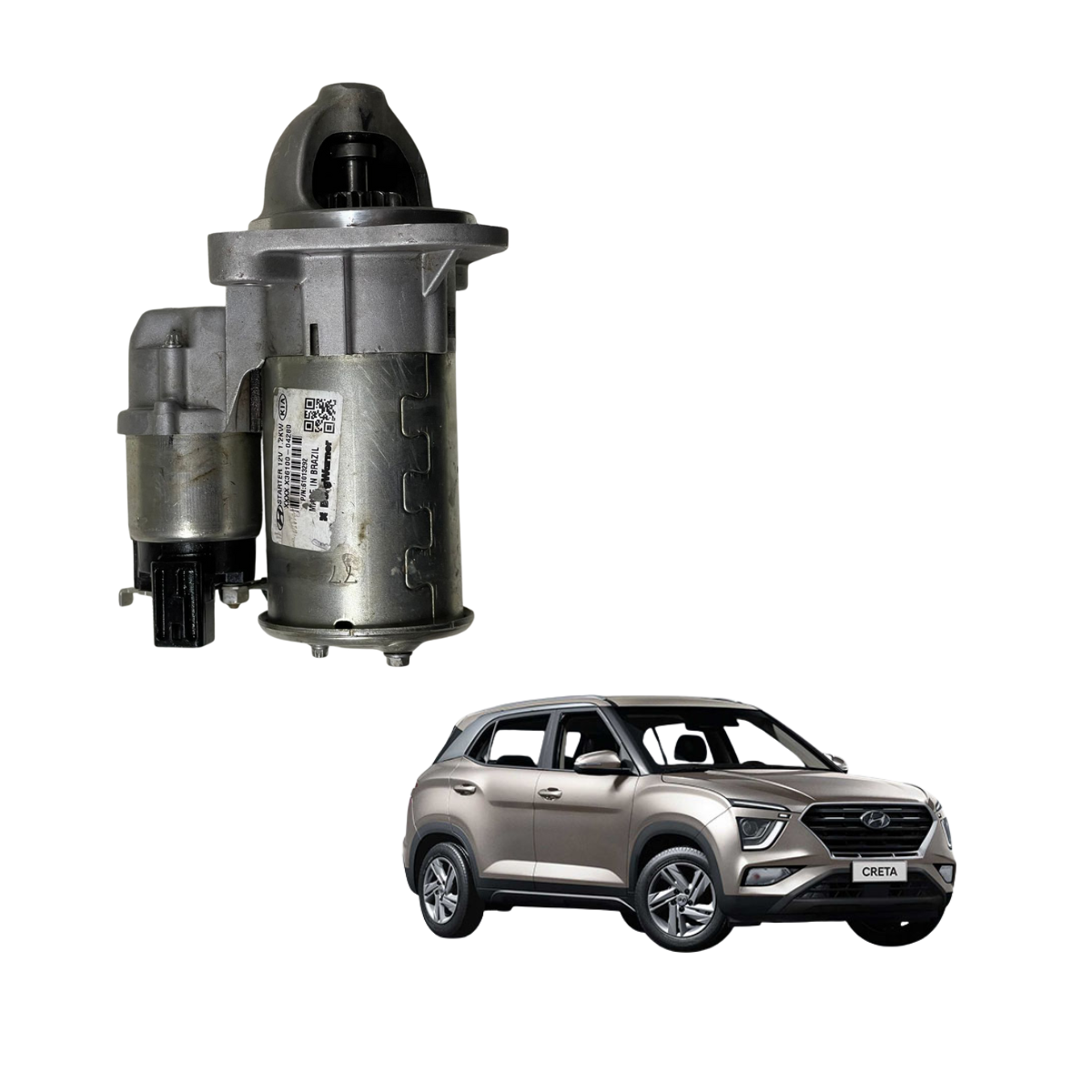 MOTOR DE PARTIDA HYUNDAI CRETA 2021/2023 IN.