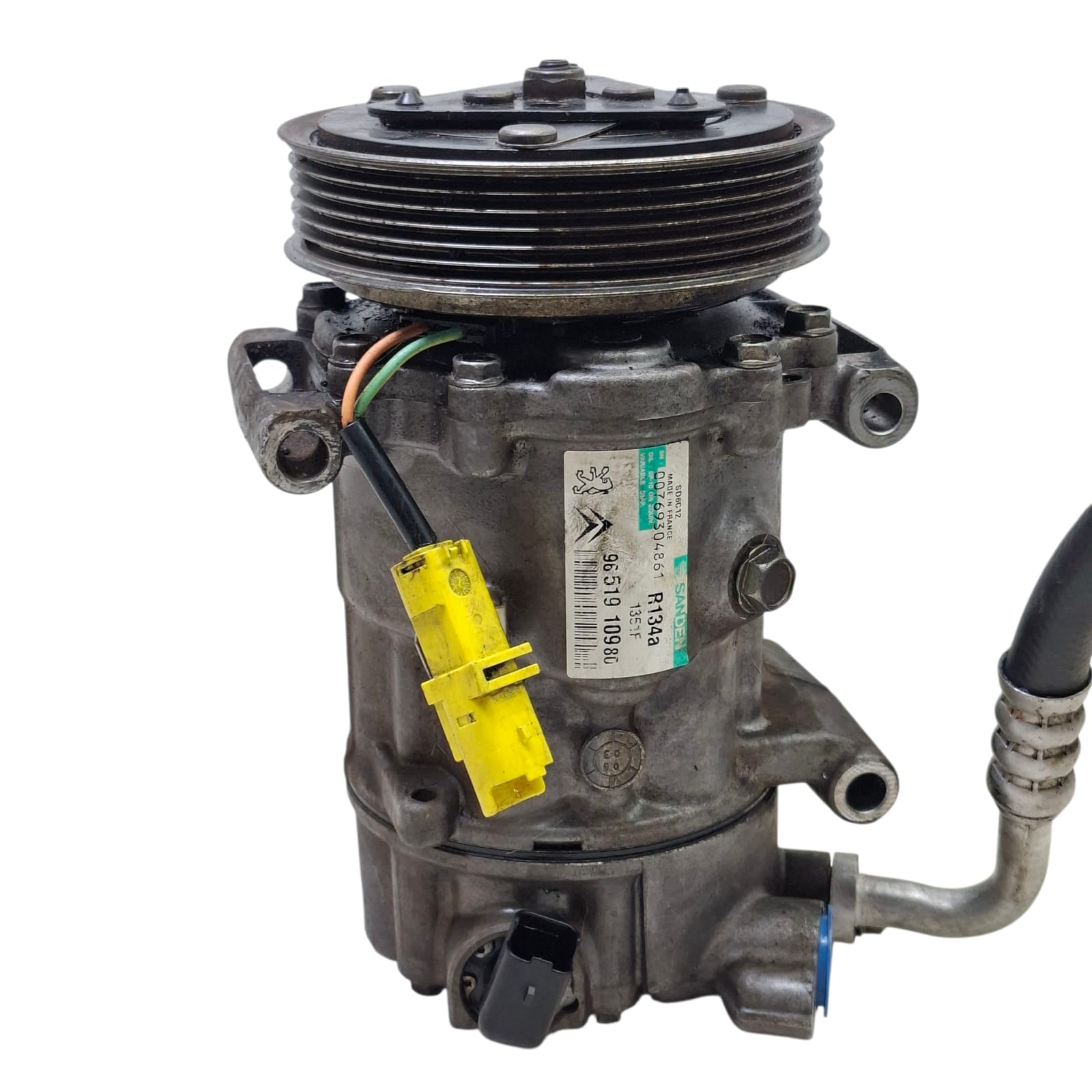 Compressor De Ar Peugeot 307 1.4 2014 9651910980 com sensor