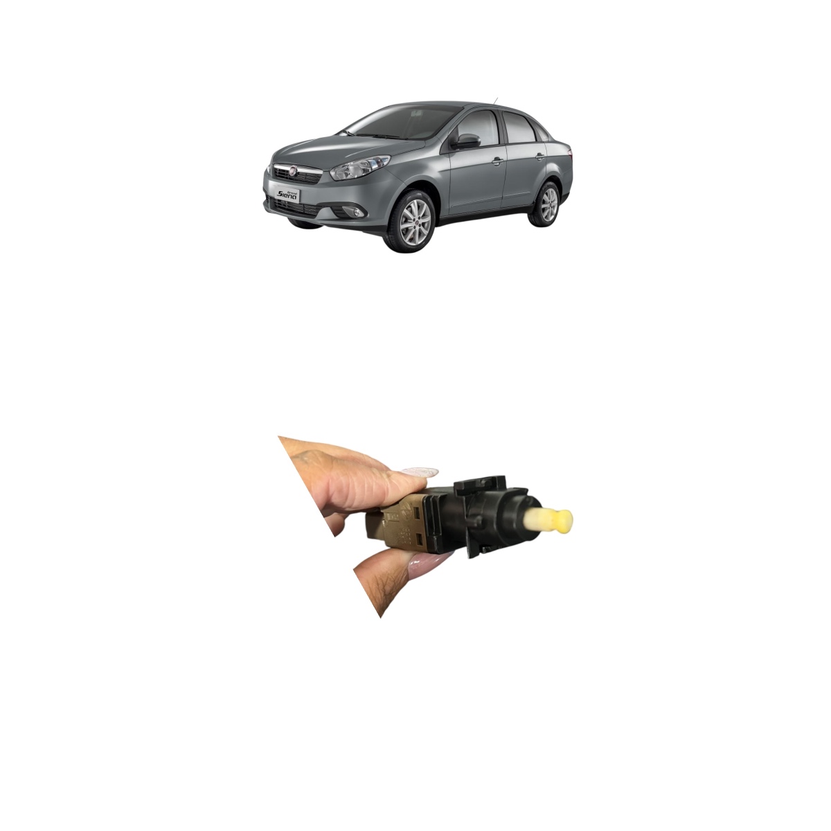 Botão Interruptor Luz Freio Fiat Gran Siena/Palio 2017 - Imagem 5