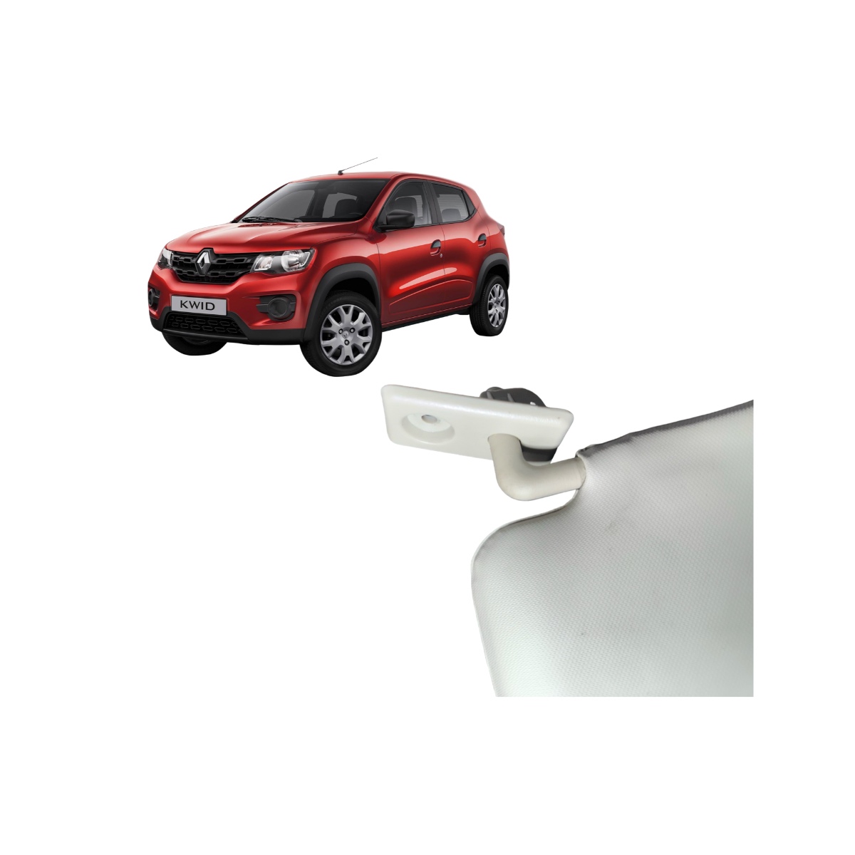 Quebra Sol Lado Esquerdo Renault Kwid 2018 a 2024 Original - Imagem 3