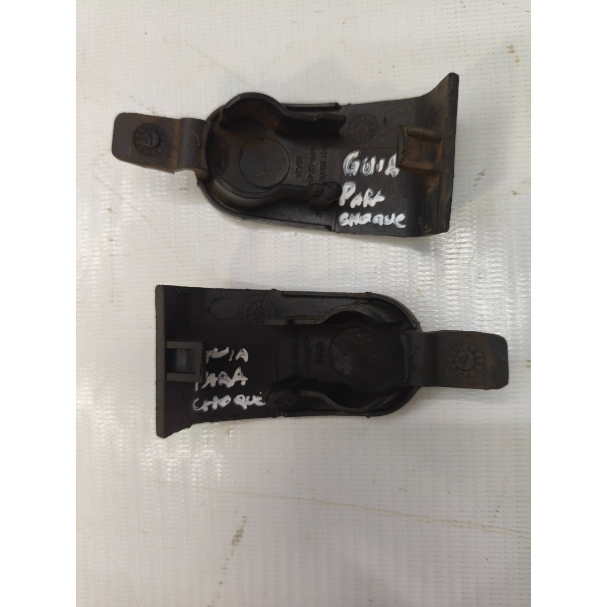 Kit 2 Guias Para-Choque Ford Ecosport 13/21 8V5117B861B - Imagem 3