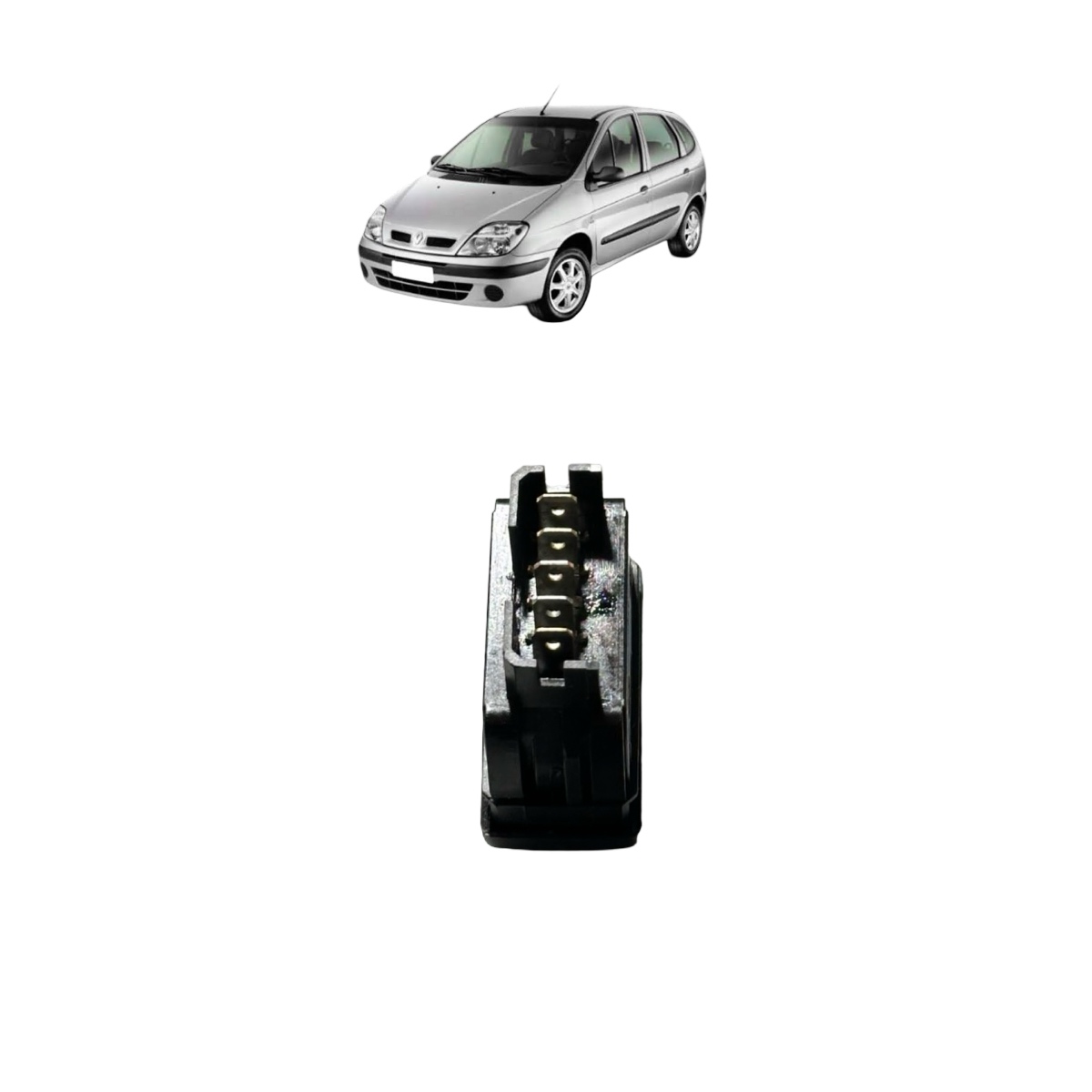 Botão  Eletrico Dian/trás Direito Citroen Xsara Picasso 2000