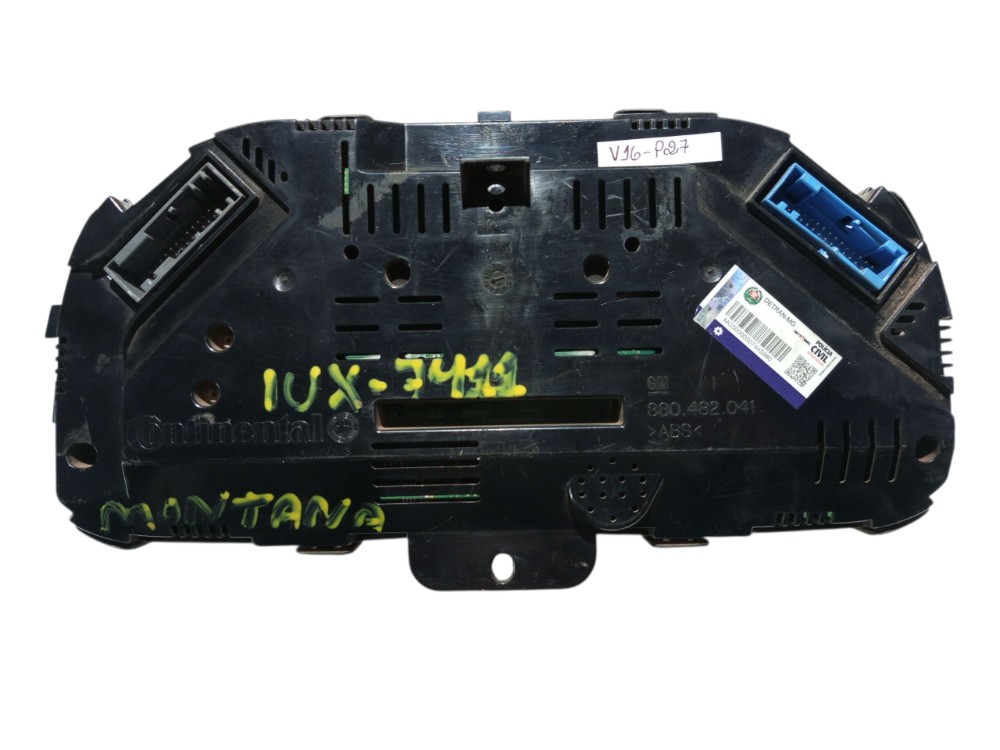 Painel Instrumento Gm Agile Montana 2010 A 2017 Preto 880482 - Imagem 5