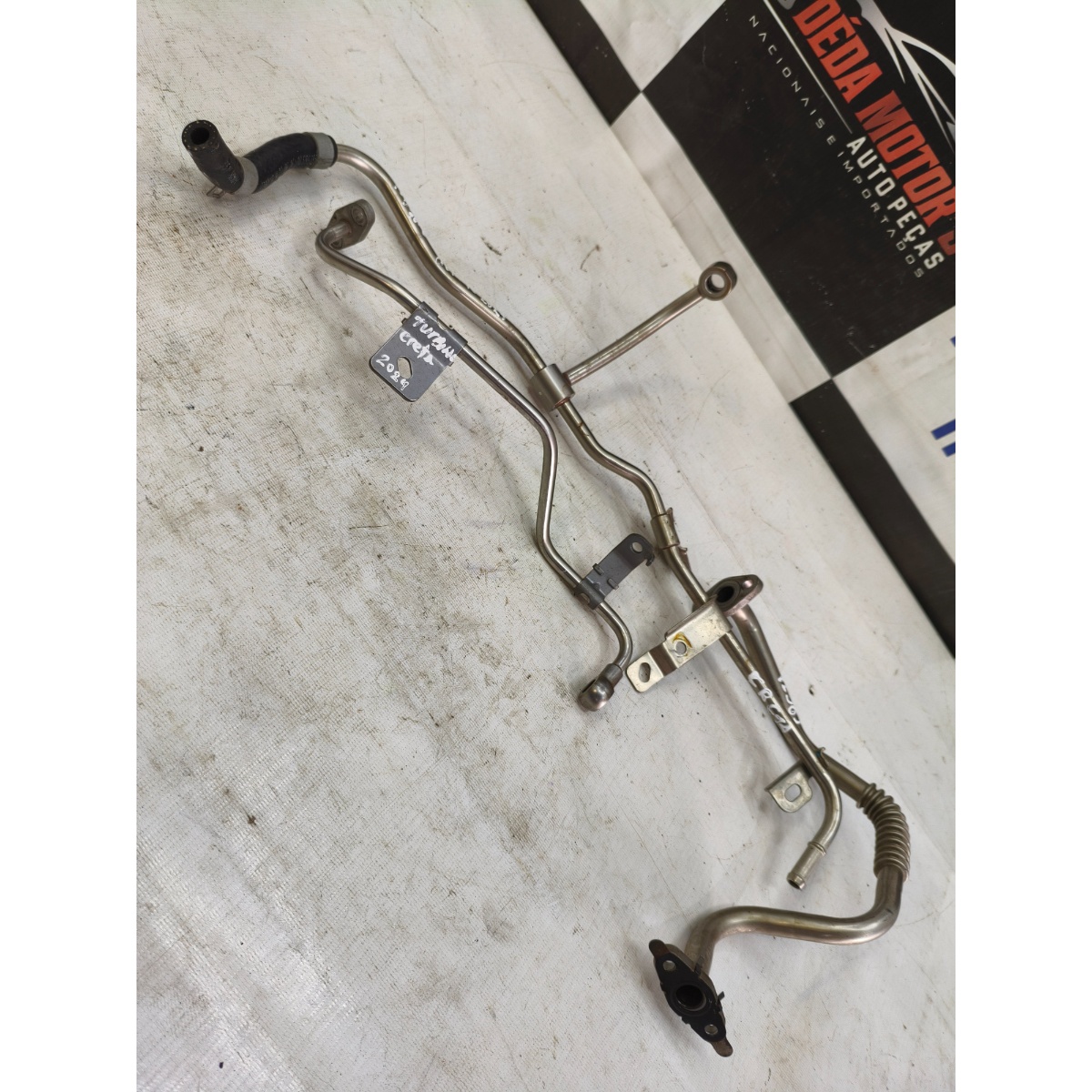 Kit Tubos Turbina Hyundai Hb20 Creta 1.0 T-Gdi 2020 A 2025 - Imagem 3