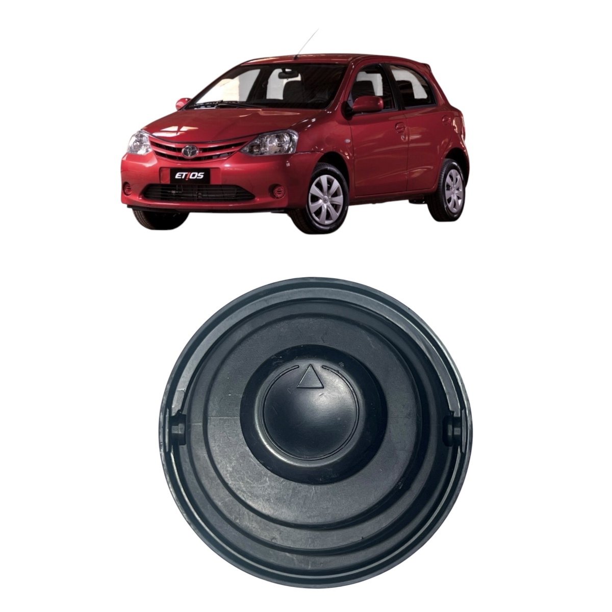 Difusor Ar Condicionado Painel Central Toyota Etios Original - Imagem 1