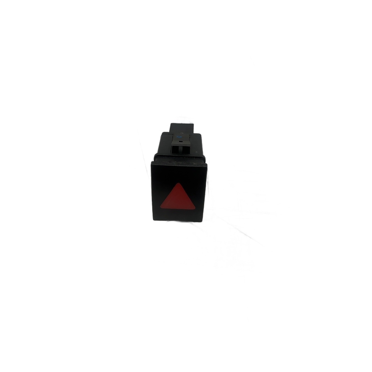 Botão Alerta Polo Preto Com Símbolo Vermelho