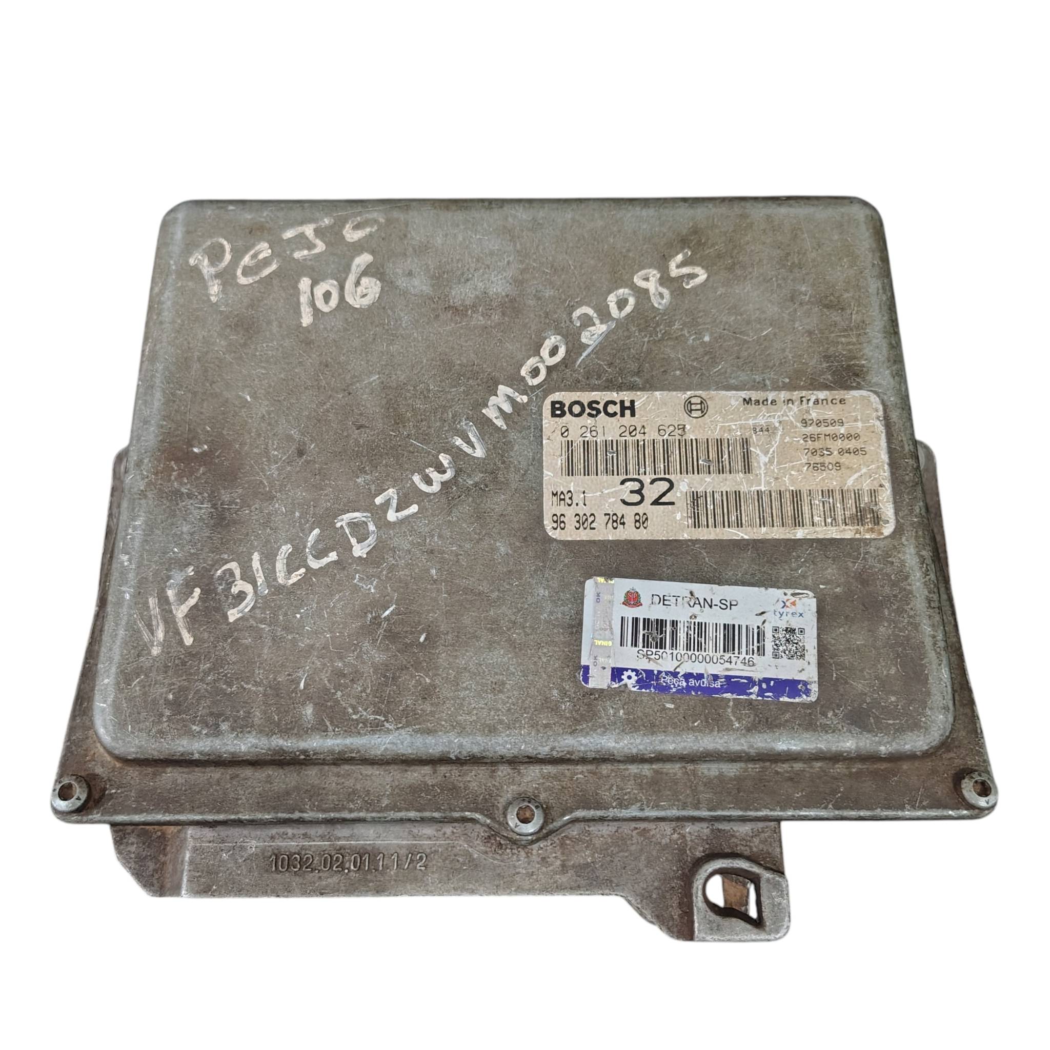 MODULO INJECAO PEUGEOT 106 1994-2000 0261204625 ORIG USADO