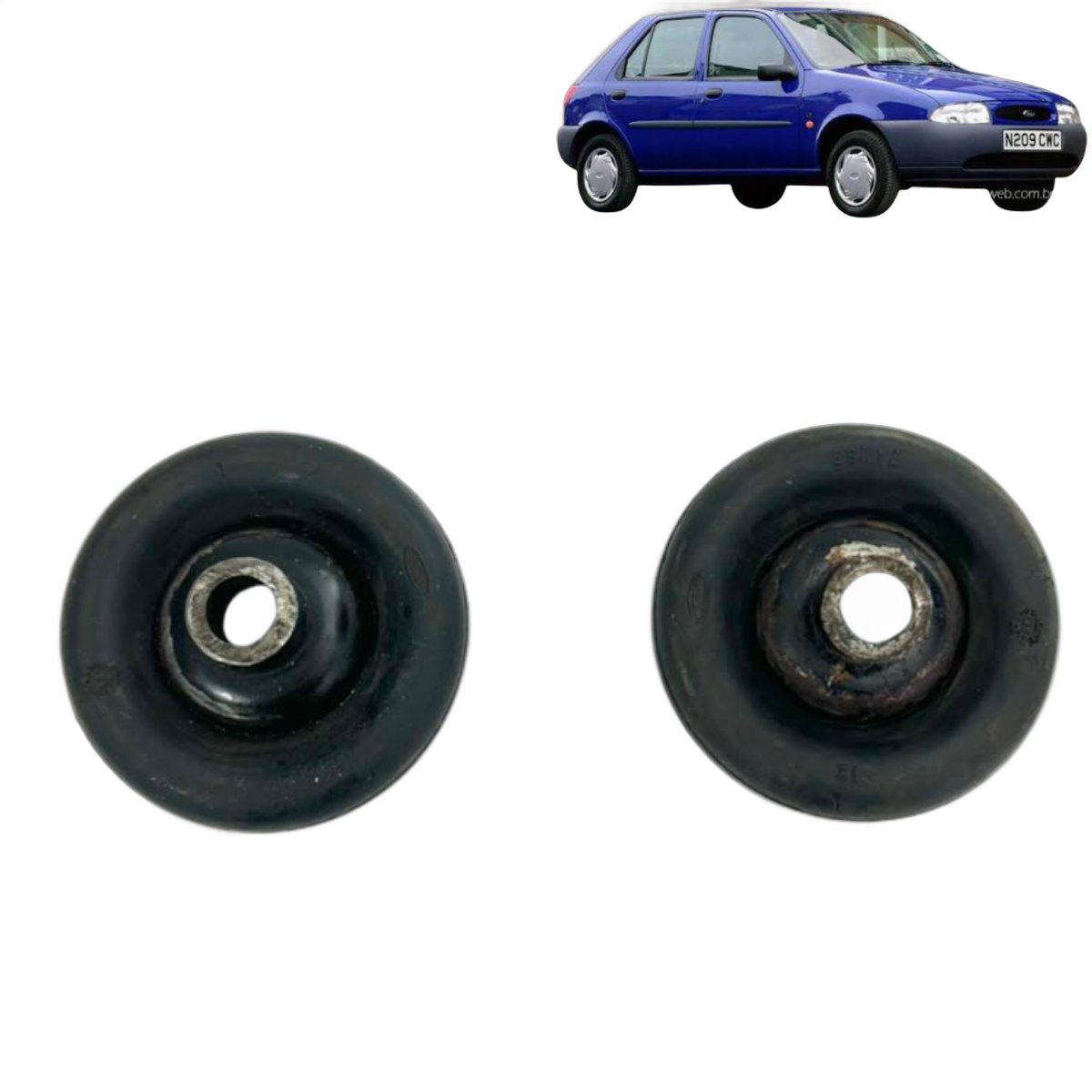 Par Batente Amortecedor Dianteiro Fiesta Hatch 1998