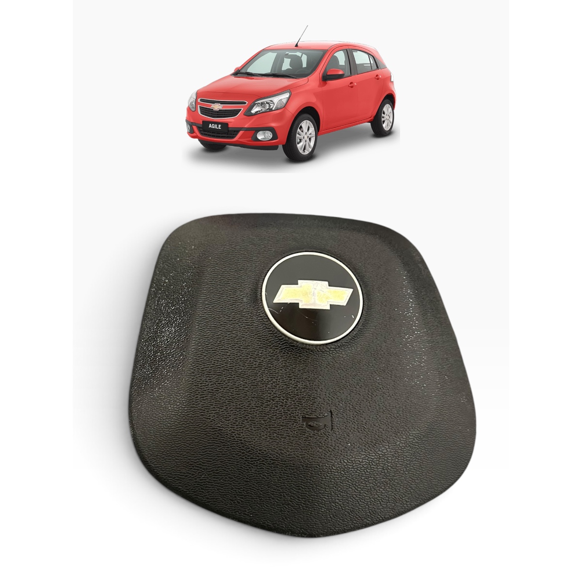 Tampa Buzina Chevrolet Agile 2010/2014 Original - Imagem 1