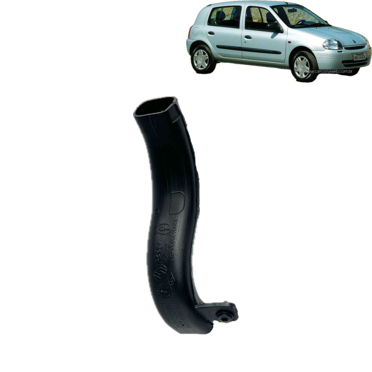 Duto Direito De Ar Condicionado Renault Clio RN 2002 2003 - Imagem 1
