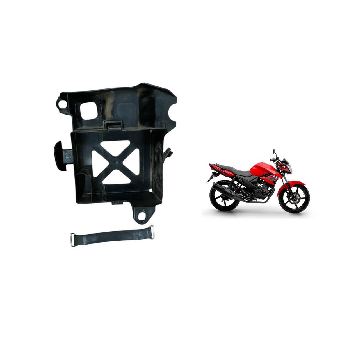 Caixa Bateria Yamaha Fazer 150 23/25 Original Usado