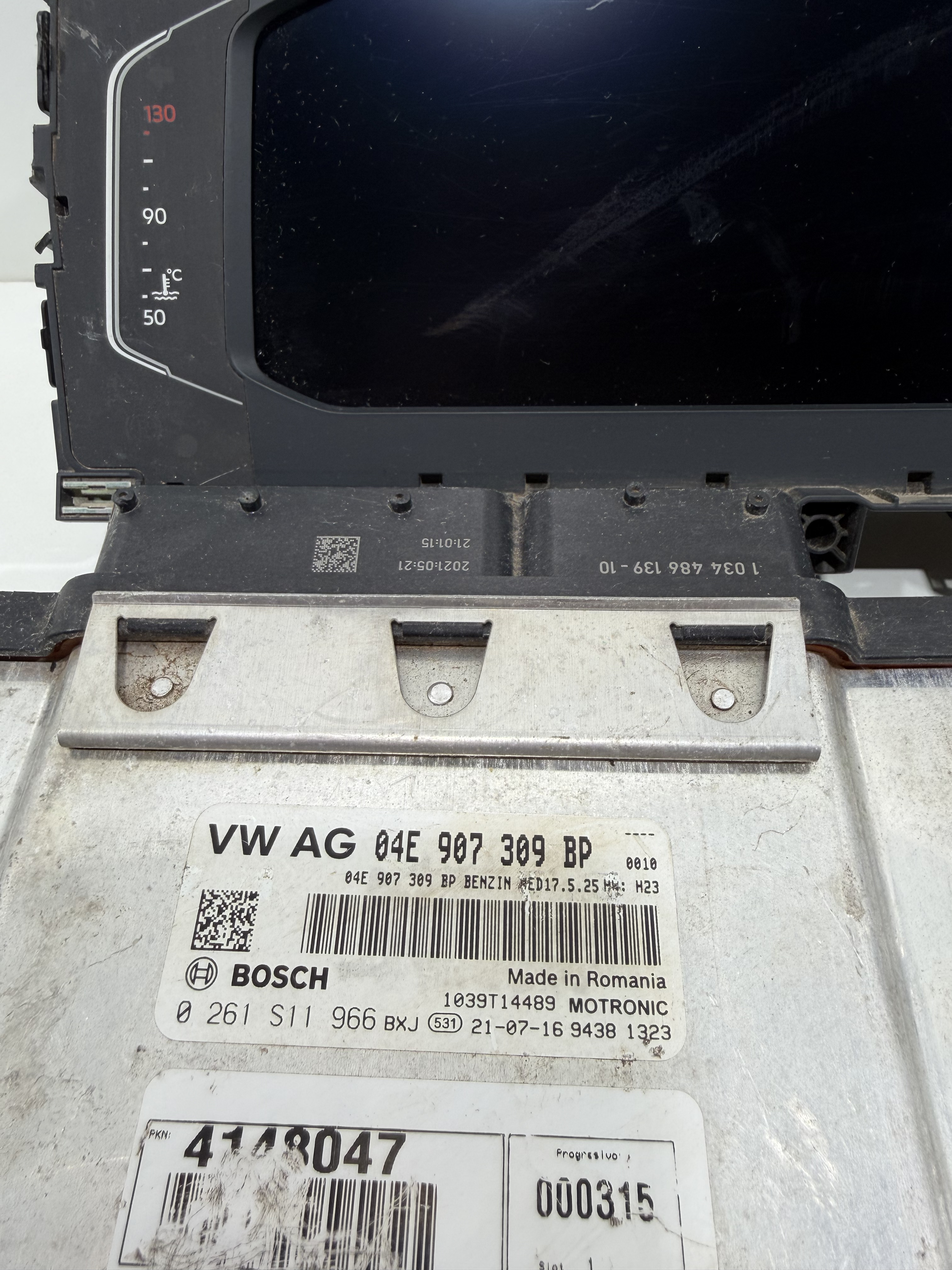 Módulo Injeção C. Detalhe VW Taos T-Cross 04E907309BP - Imagem 3