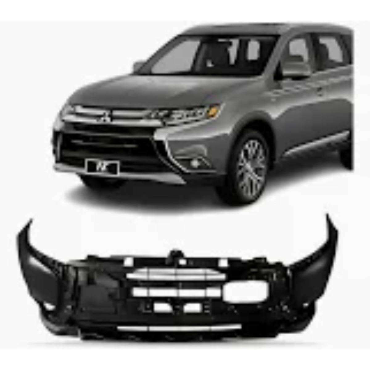 Parachoque Dianteiro Mitsubishi Outlander 2016 2017 2018
