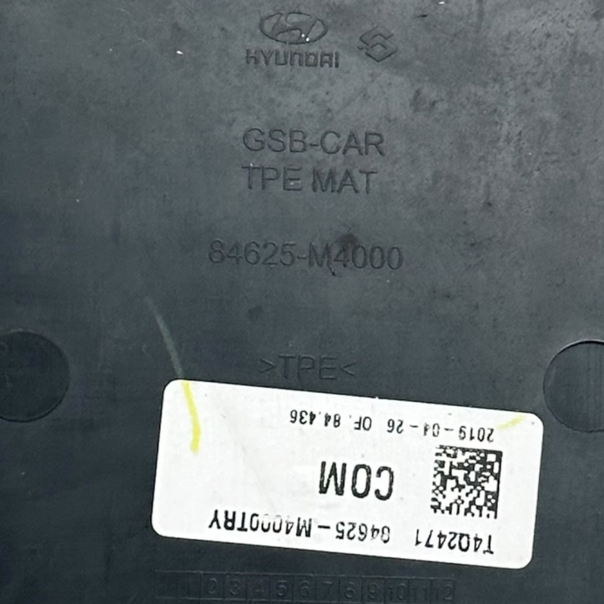 Tapete De Borracha Do Console Central Hyundai Creta - Imagem 3