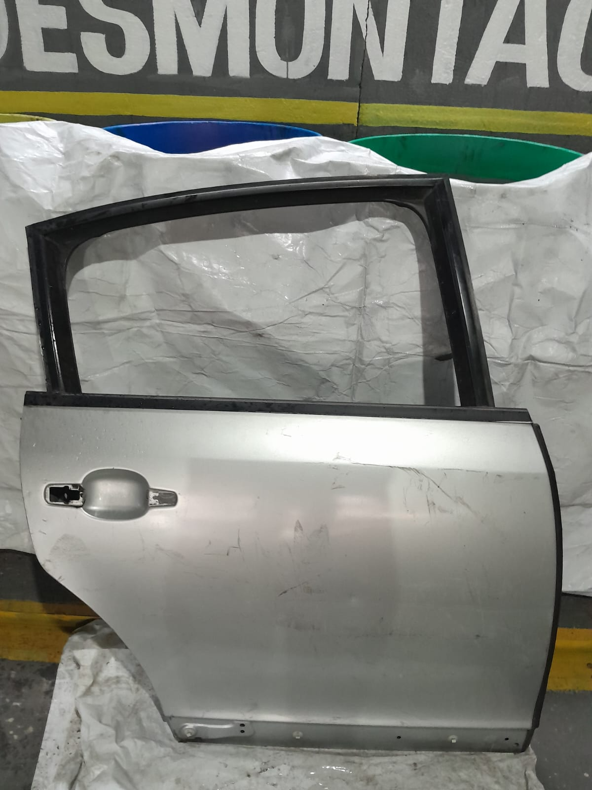 PORTA TRAS C4 HATCH 08/13 LD PRATA