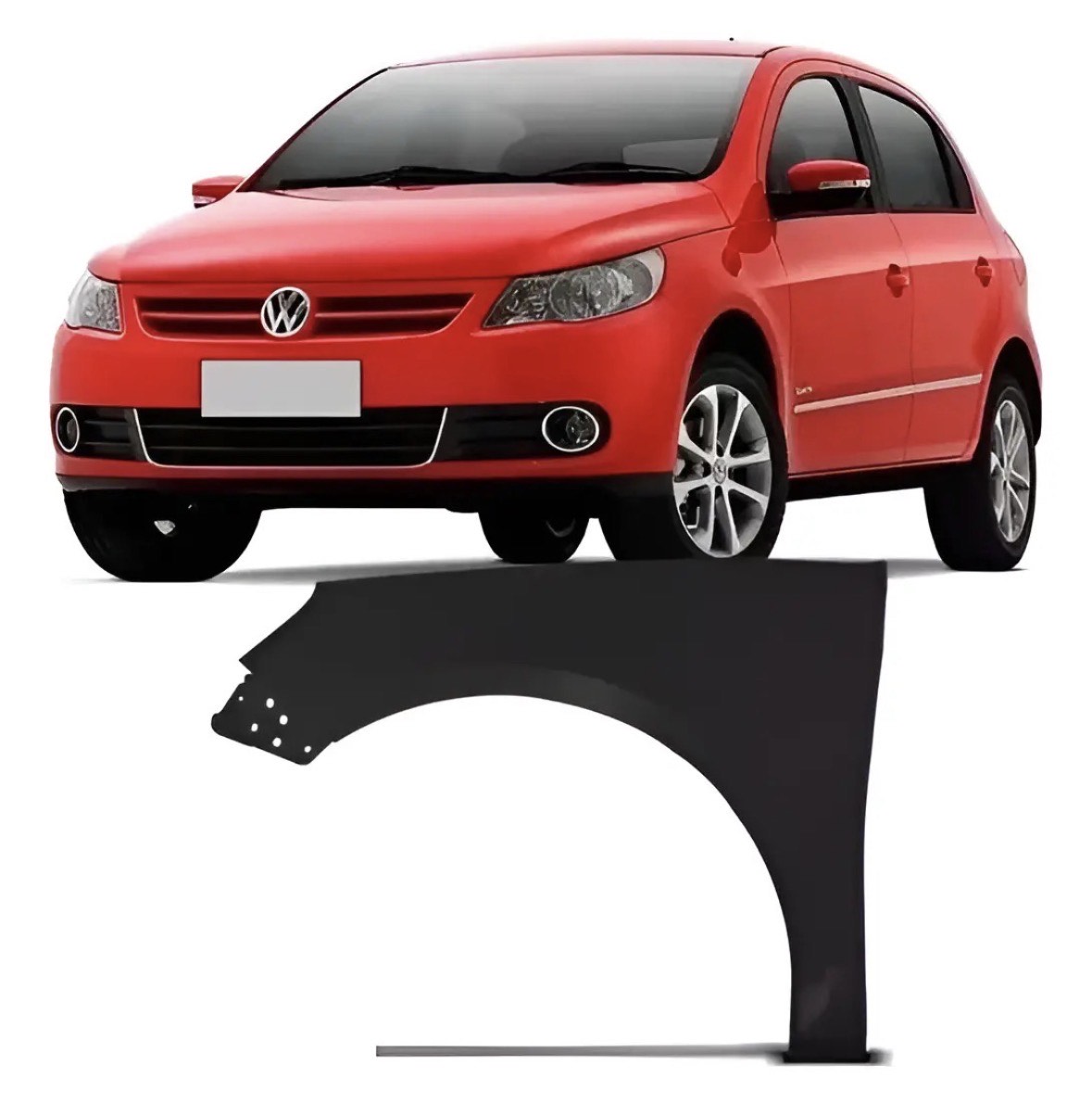 Paralama L/E Gol G5 Saveiro G5 Voyage G5 2009 2010 2011 2012 - Imagem 1