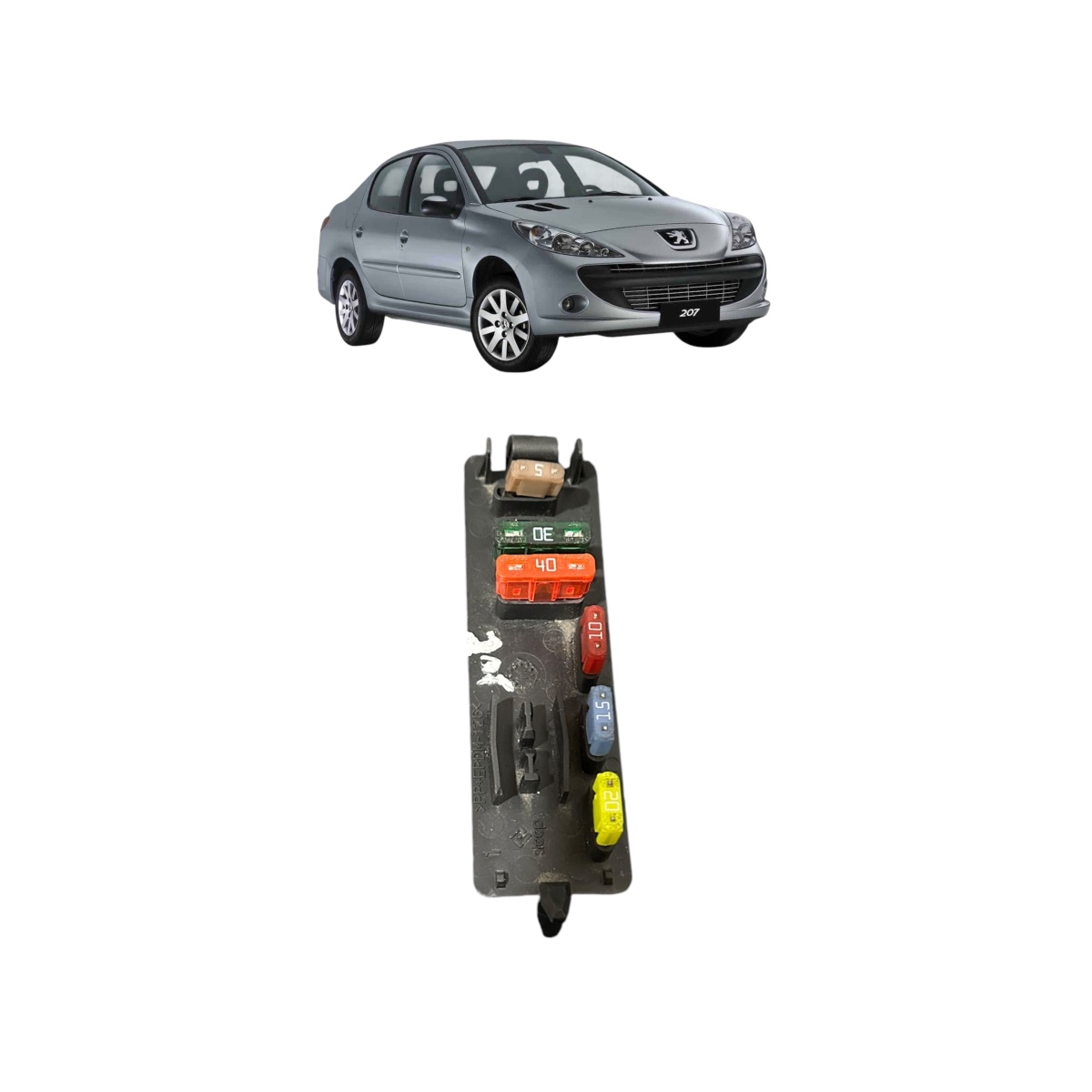 Tampa Fusíveis Reserva Int Peugeot 207 1.4 2008 9637466280 - Imagem 7