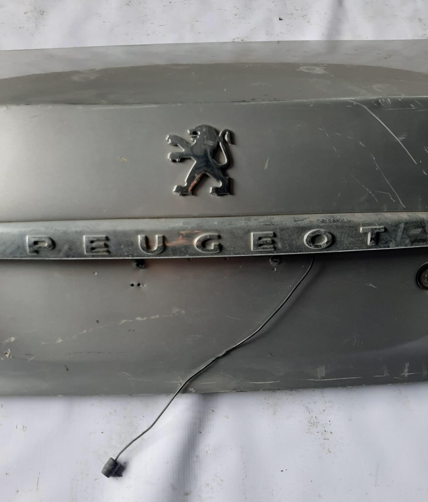 TAMPA TRASEIRA PEUGEOT SEDAM PASSION 207 (PRATA)